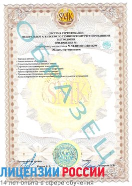 Образец сертификата соответствия (приложение) Кыштым Сертификат ISO 14001